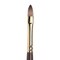 Winsor & Newton Monarch Mongoose Brush - Short Filbert, Long Handle, Size 4